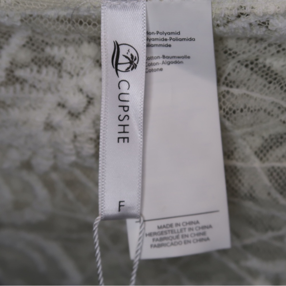 Cupshe Kelsi White Embroidery Open Front Cover Up - Picture 5 of 5